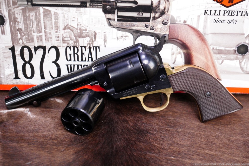 Pietta 1873 SAA Gen II 45 Colt / .45 ACP 5.5" Single Action Revolver, 2021-img-3