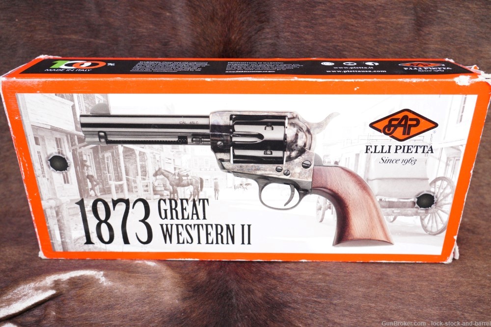 Pietta 1873 SAA Gen II 45 Colt / .45 ACP 5.5" Single Action Revolver, 2021-img-20