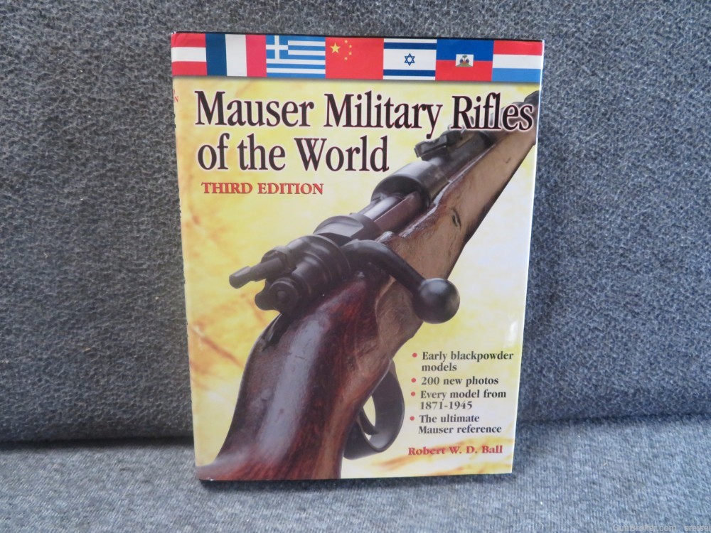 MAUSER MILITARY RIFLES OF THE WORLD-THIRD EDITION-NICE REFERENCE-img-0