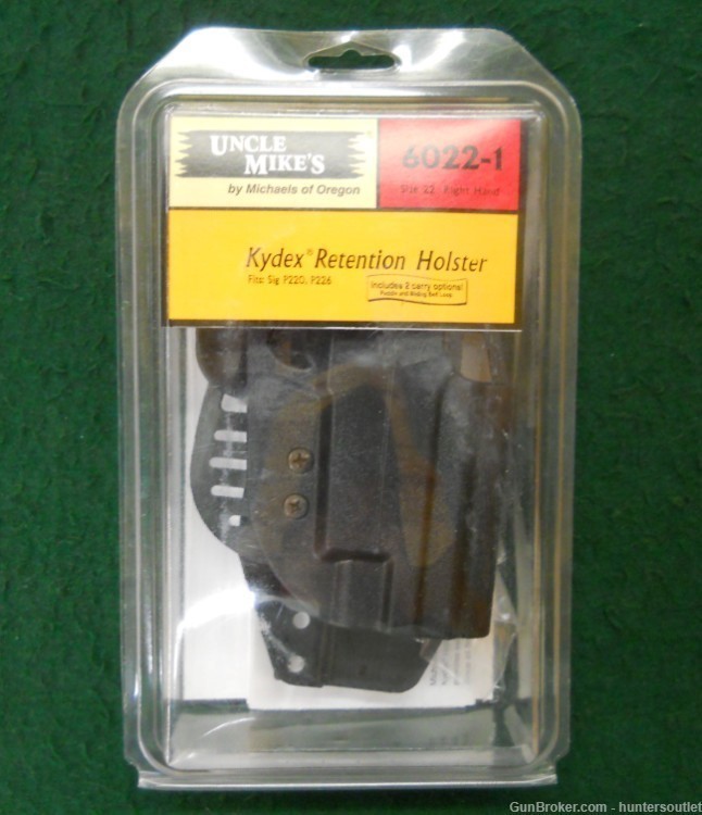 Uncle Mikes Kydex Retention Holster Belt or Paddle Sig P220 or P226 NEW-img-0