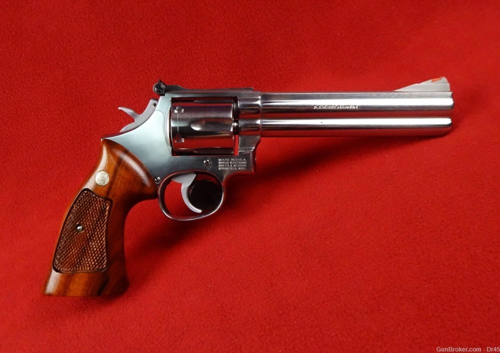 S&W Model 686 no-dash with 6” Barrel Exc Cond 1985   -img-1