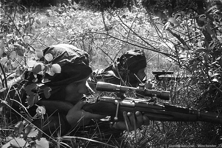 WWII Soviet PE 1934 sniper scope Mosin Nagant rifle RARE -img-23