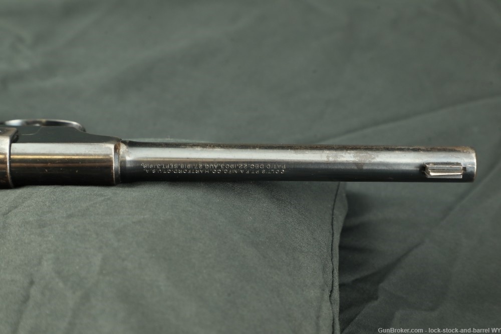 1927 Colt Pre-woodsman .22LR 7” Barrel Semi Auto Pistol C&R-img-9
