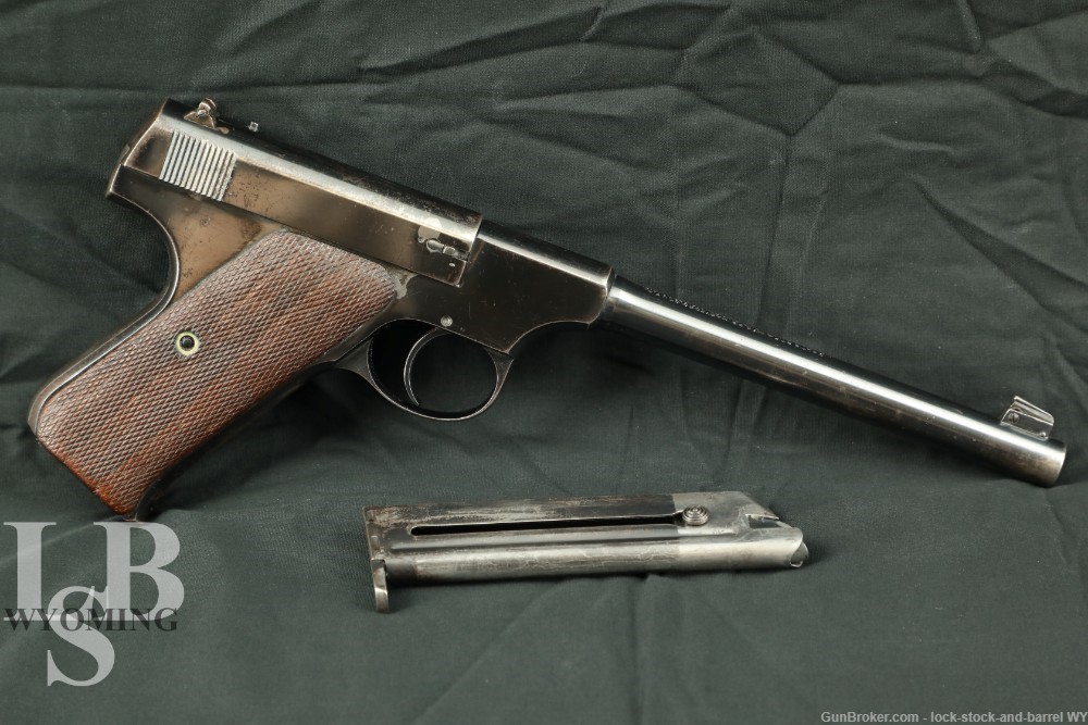 1927 Colt Pre-woodsman .22LR 7” Barrel Semi Auto Pistol C&R-img-0