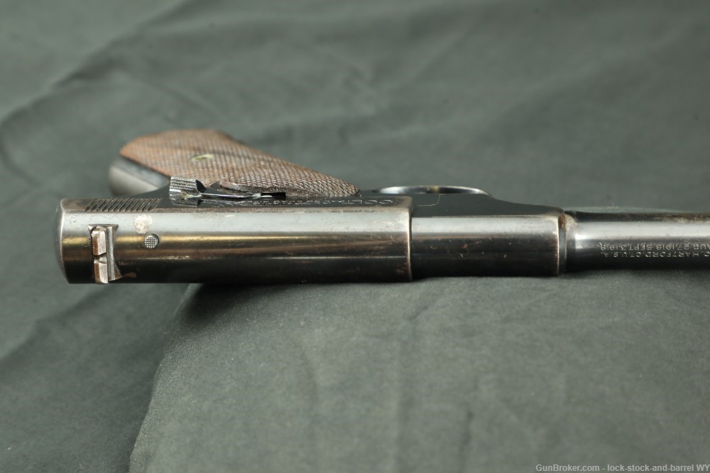 1927 Colt Pre-woodsman .22LR 7” Barrel Semi Auto Pistol C&R-img-8