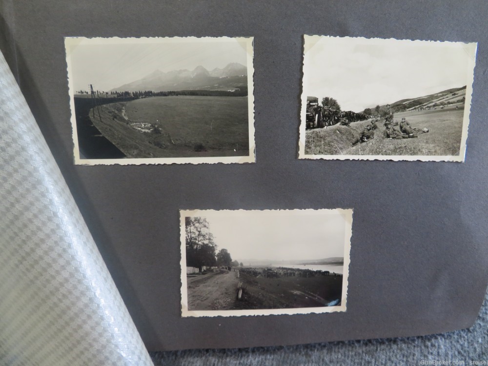 ORIGINAL VINTAGE WWII GERMAN PHOTO ALBUM-TROOPS-TANKS-RUBBLE-TRAINS-POW's-img-3