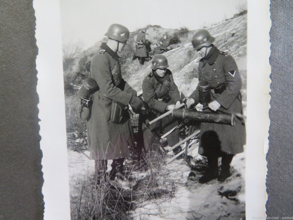 ORIGINAL VINTAGE WWII GERMAN PHOTO ALBUM-TROOPS-TANKS-RUBBLE-TRAINS-POW's-img-9