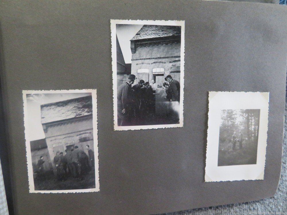 ORIGINAL VINTAGE WWII GERMAN PHOTO ALBUM-TROOPS-TANKS-RUBBLE-TRAINS-POW's-img-13