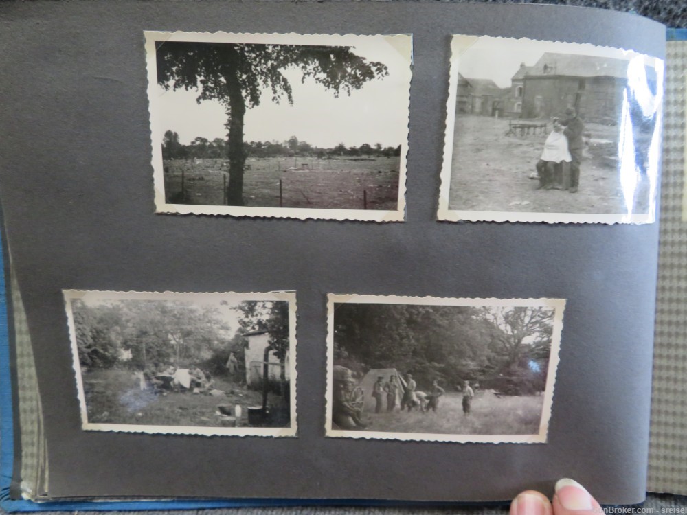 ORIGINAL VINTAGE WWII GERMAN PHOTO ALBUM-TROOPS-TANKS-RUBBLE-TRAINS-POW's-img-17