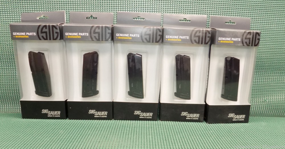 Sig Sauer P320 9mm Sub Compact 12rd Mags #MAG-MOD-SC-9-12 1 lot of 5 New NR-img-0