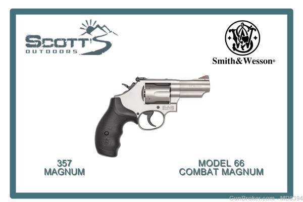 Smith & Wesson Model 66 Combat Magnum 357 Mag 2.75"-img-0