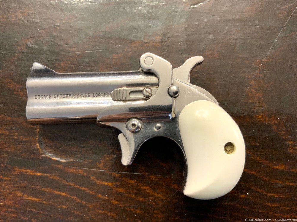 American Derringer Model 1 45Colt / 410 2.5” Stainless Used Clean -img-0