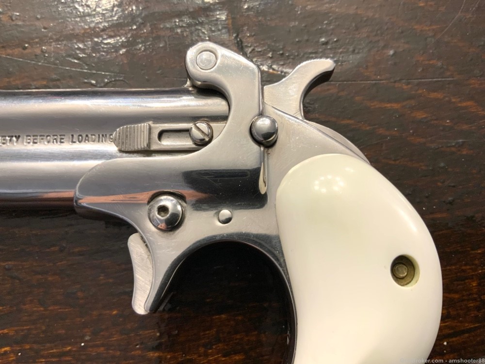American Derringer Model 1 45Colt / 410 2.5” Stainless Used Clean -img-14