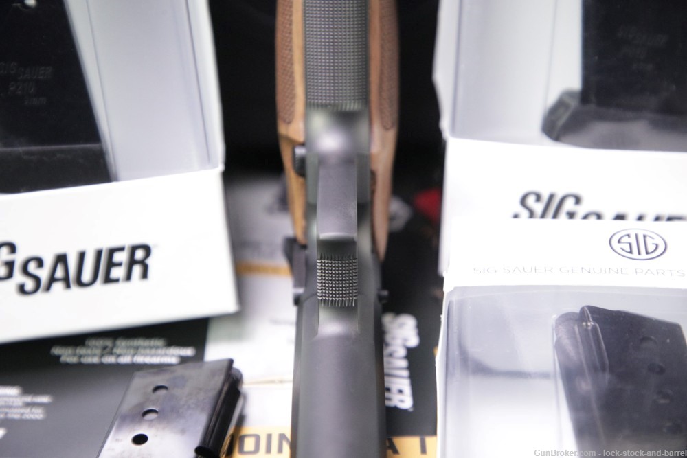 Sig Sauer Model P210 P-210 Target 9mm Para 4.75" SAO Semi-Auto Pistol NO CA-img-5