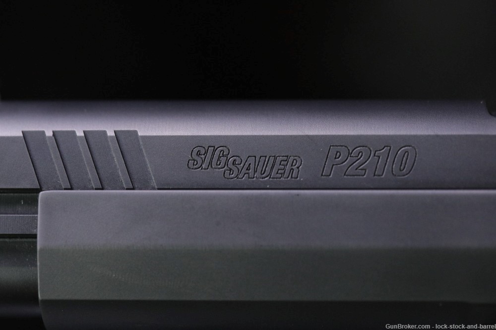 Sig Sauer Model P210 P-210 Target 9mm Para 4.75" SAO Semi-Auto Pistol NO CA-img-16
