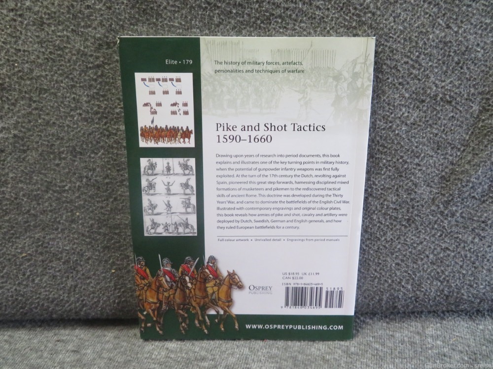 PAPERBACK BOOK TITLED; PIKE AND SHOT TACTICS 1590-1660 -img-1