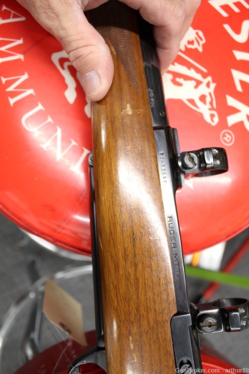 RUGER M-77 TANG SAFETY GUN IN 270 WIN WITH NO RESERVE-img-6