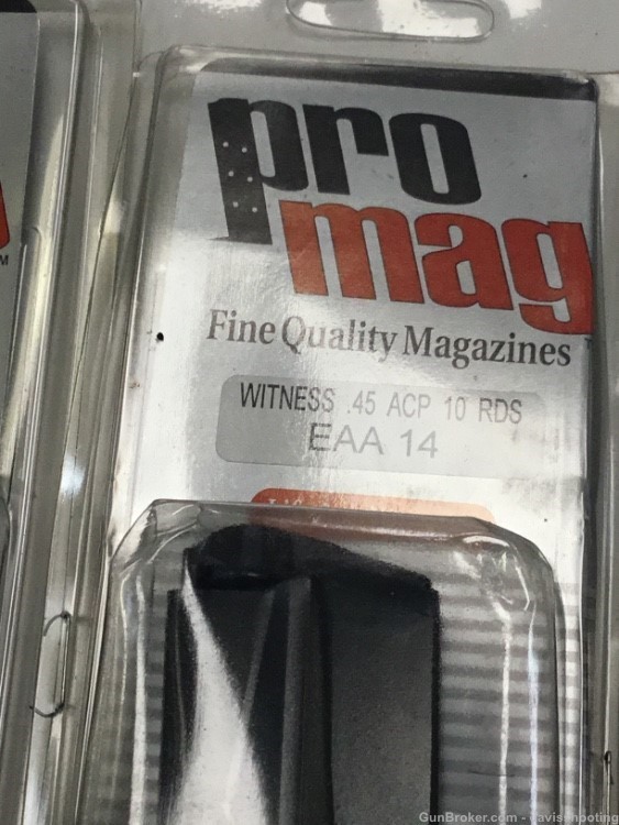 3 - EAA 14 Witness 45 ACP 10 rd Mags (pro mag) -img-1