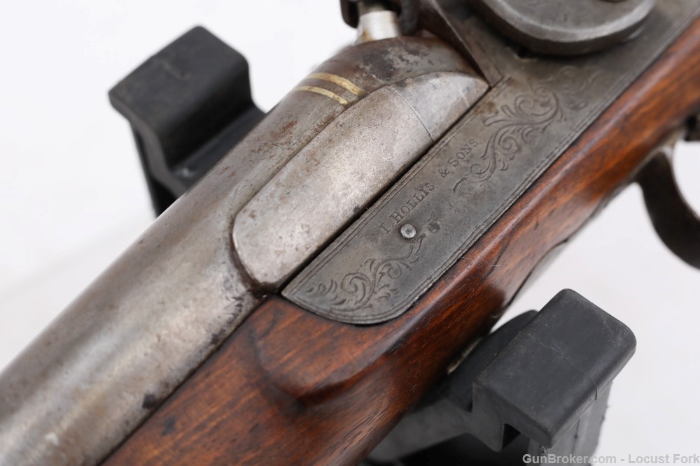 Harold & Son Rifle Shotgun Combination Black Powder Damascus ANTIQUE No FFL-img-12