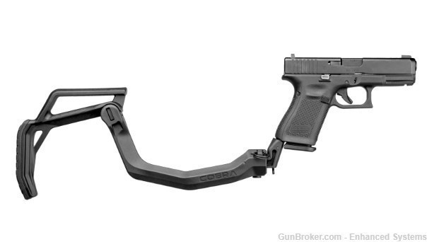 FAB Defense Collapsible Tactical Cobra Stock for Sidewinder (and Glock)-img-0