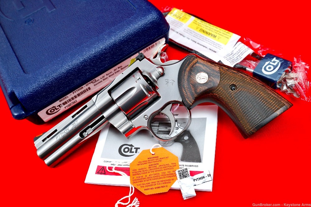 New Production 2020 Colt Python 6" .357 Magnum Original Case NEW-img-22