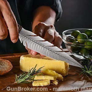 Feather Kitchen Knife Hand Forged-img-1