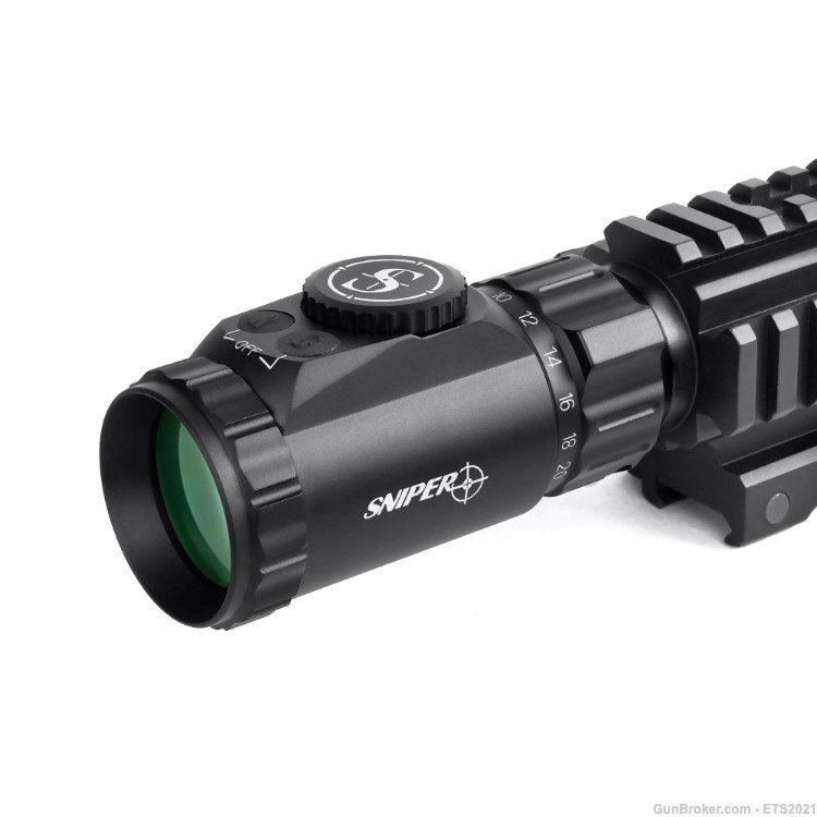ST6-24x50 Combo Scope Green Laser/ Flashlight/ Holographic Dot Sight-img-4