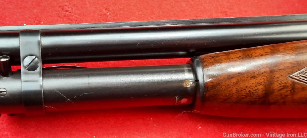 Winchester Model 12, solid rib, full choke with 30" barrel 1952 production -img-54