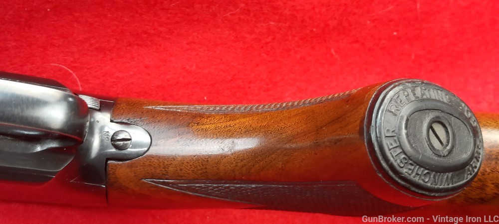 Winchester Model 12, solid rib, full choke with 30" barrel 1952 production -img-43