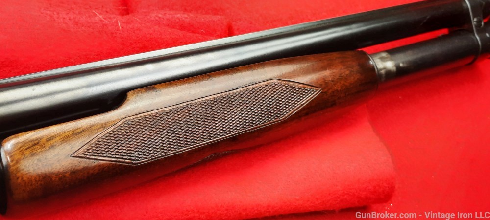 Winchester Model 12, solid rib, full choke with 30" barrel 1952 production -img-26