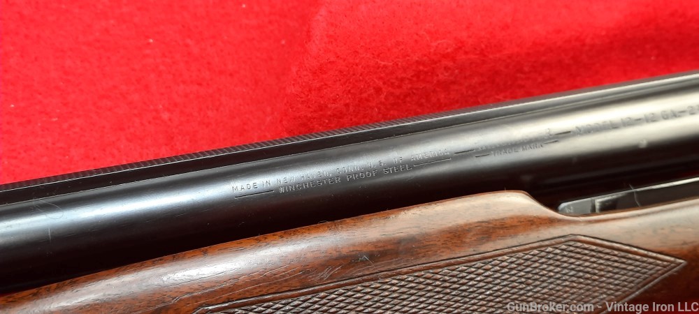 Winchester Model 12, solid rib, full choke with 30" barrel 1952 production -img-56