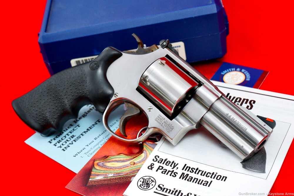 Rare & Desired Smith & Wesson Model 629 3" .44 MAG w/ Original Case-img-6