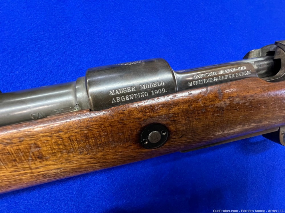 MAUSER ARGENTINO 1909 RE-CHAMBERED TO 30-06 BOLT ACTION 5RD USED-img-16