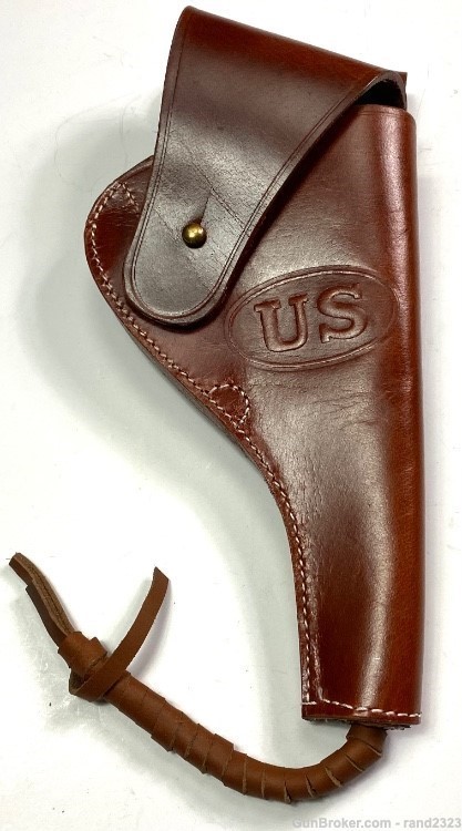 WWI US ARMY M1917 .45 PISTOL REVOLVER HOLSTER-img-0