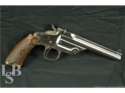 Nickel Smith and Wesson Model of 91 with 6 inch .38cal barrel C&R