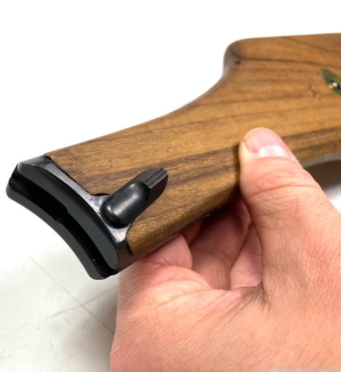 WWI WWII GERMAN P08 NAVY LUGER PISTOL WOODEN STOCK-img-4