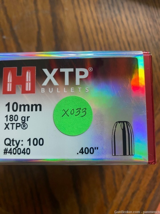 Hornady 10mm Bullets 180 gr HP/XTP 100 COUNT-img-0