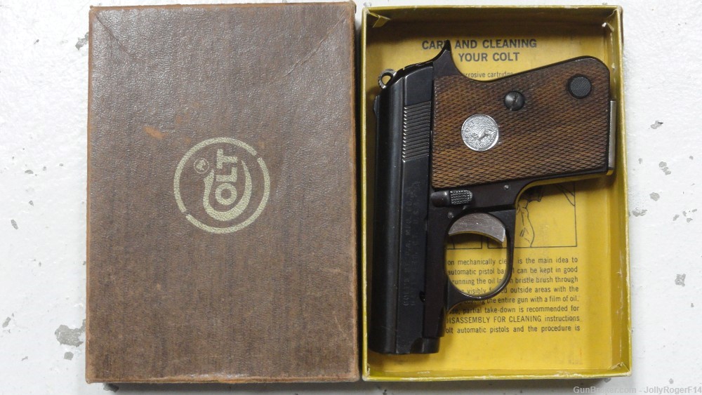 EXCELLENT SHAPE Colt Junior 25 ACP Automatic Vest Pocket Pistol 1908 w/BOX!-img-15