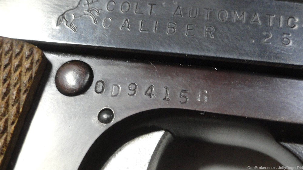 EXCELLENT SHAPE Colt Junior 25 ACP Automatic Vest Pocket Pistol 1908 w/BOX!-img-6
