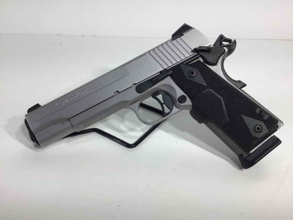 Sig Sauer 1911 Full Size .45 with Crimson Trace laser-img-0