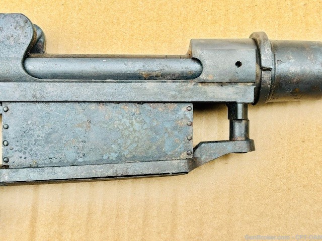 1917 Enfield  Remington barreled action that was in a fire-img-3