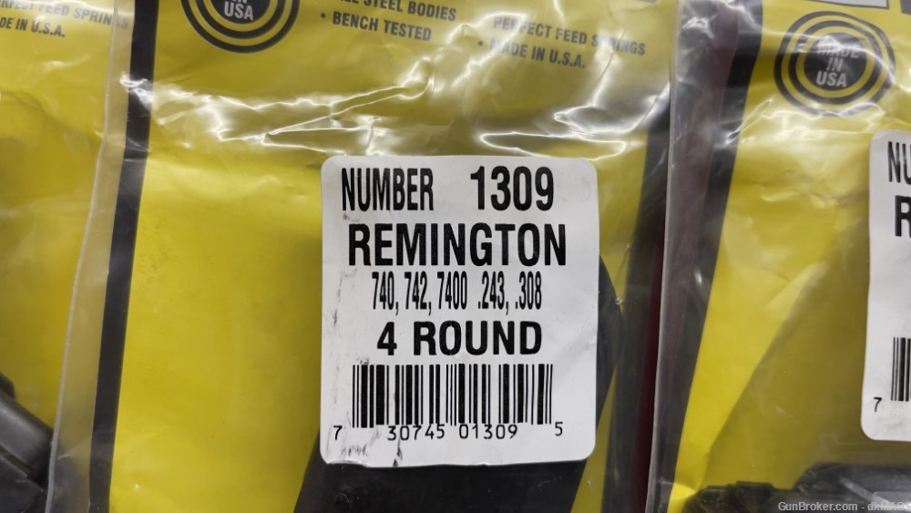 3 Triple K 1309 Remington 740 742 7400 .243 .308 4 RD Magazines Mags Clips-img-1