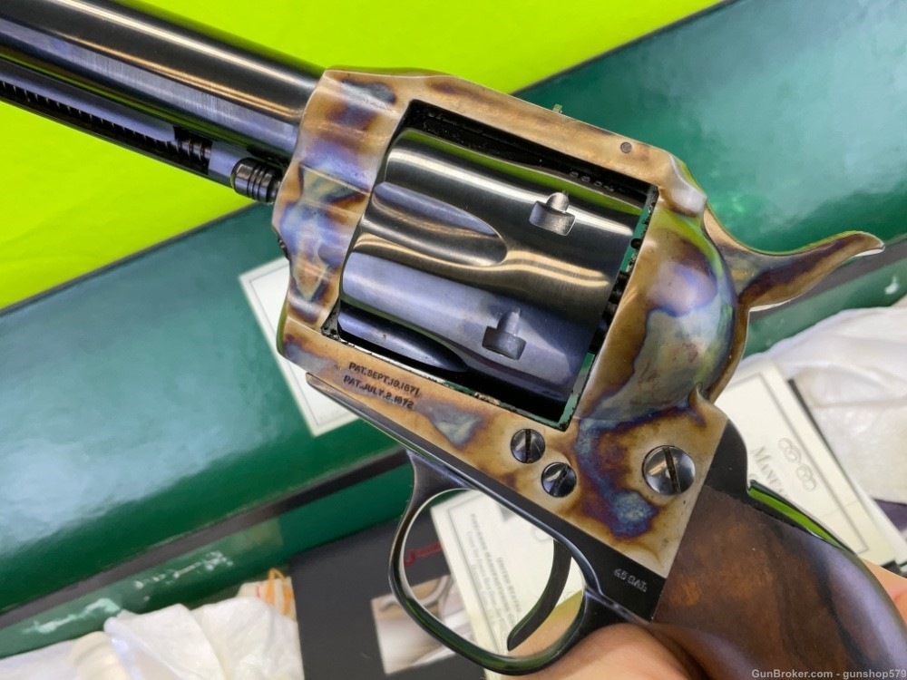 RARE USFA Colt SAA Single Action Carbine 16 In 45 Stock & Scabbard 1873 -img-8