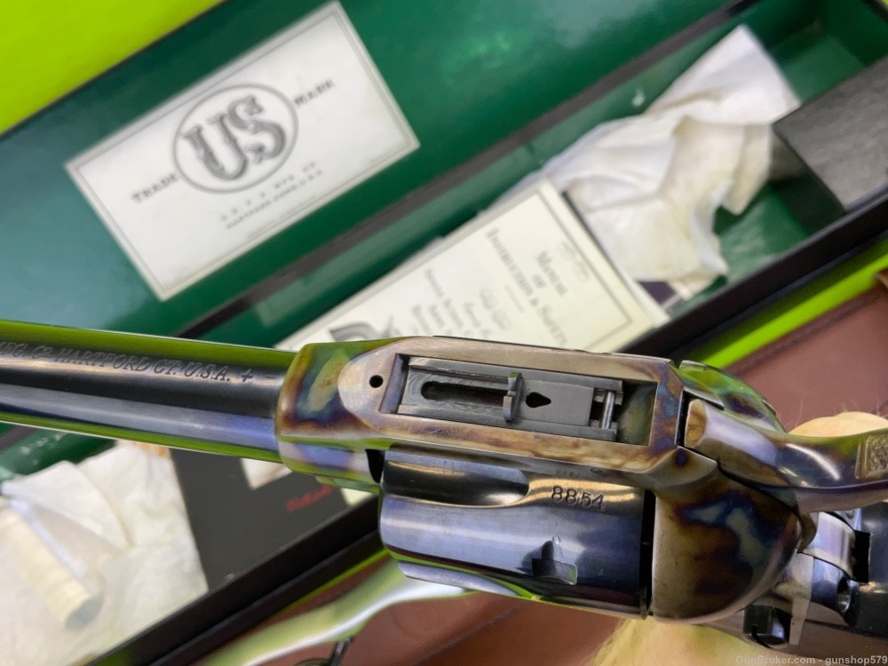 RARE USFA Colt SAA Single Action Carbine 16 In 45 Stock & Scabbard 1873 -img-16