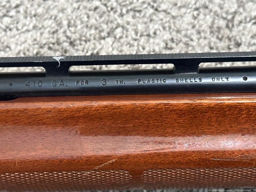 Remington 1100 410 GA 3” skeet vent rib engraved 1963 first year production-img-12