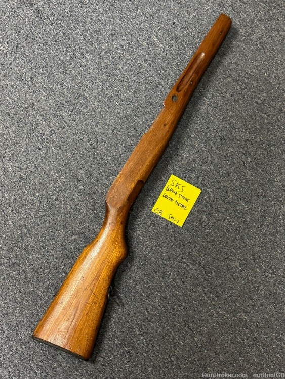 SKS WOOD STOCK WITH METAL SOLD "AS IS".-img-0