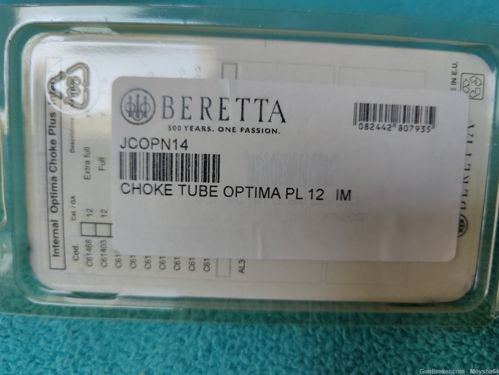 BERETTA INTERNAL OPTIMA CHOKE PLUS TUBE C61404 IMPROVED MODIFIED JCOPN14 12-img-3
