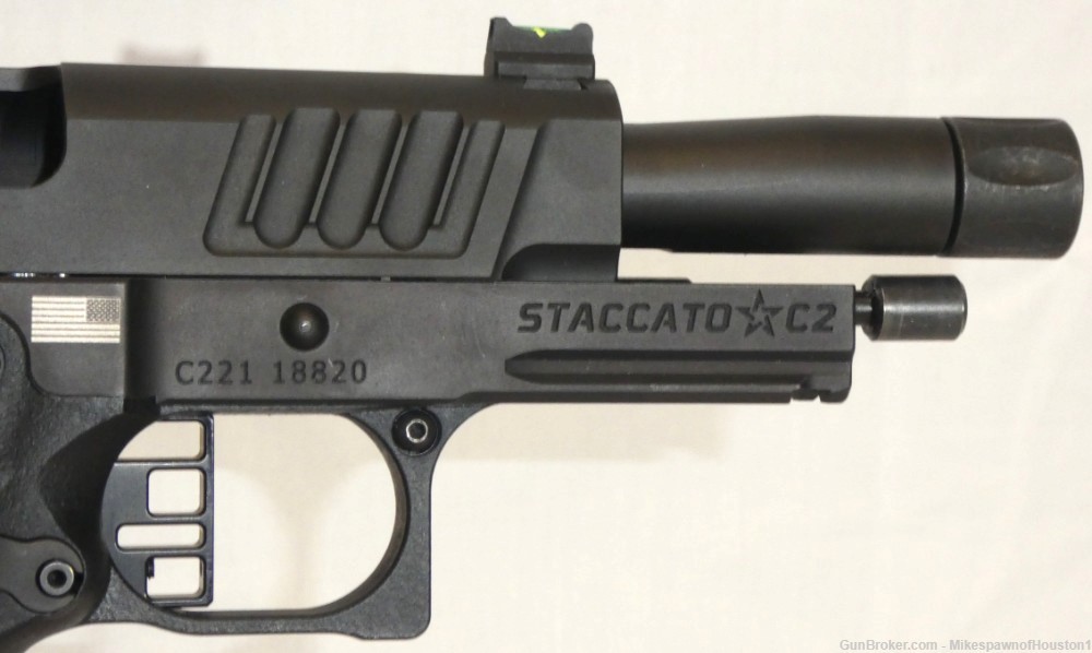 Staccato 2011 C2 Optic Ready Carry AL Frame 9MM Semiauto Pistol w/3-Mags-img-9