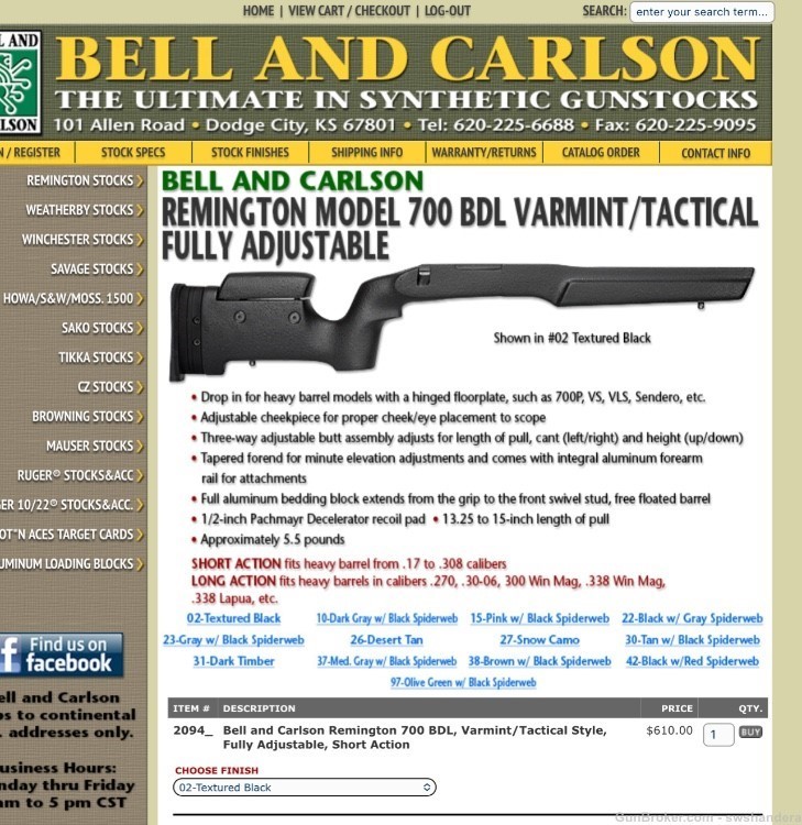 Bell and Carlson Tactical Adjustable Stock-img-4