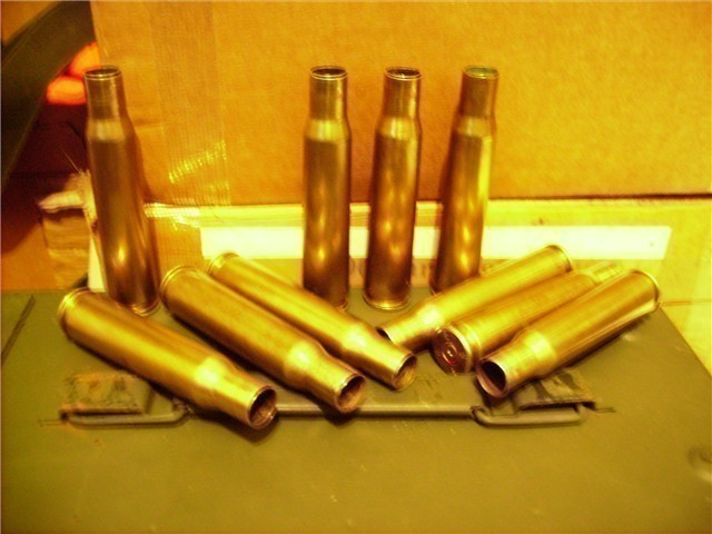 BRASS -50 CAL SIZED BMG ONCE FIRED CLEAN-img-0